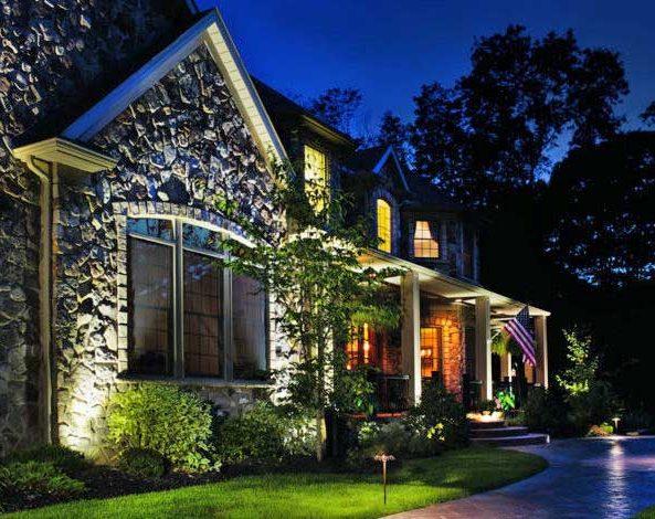 Landscape Light Installation in Maryland