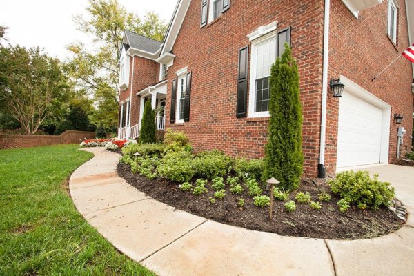 front yard flower beds charlotte nc