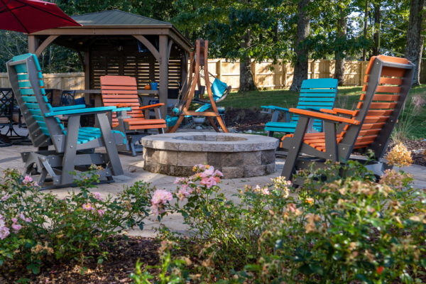 Custom patio and fire pit Indian Trail NC | MetroGreenscape