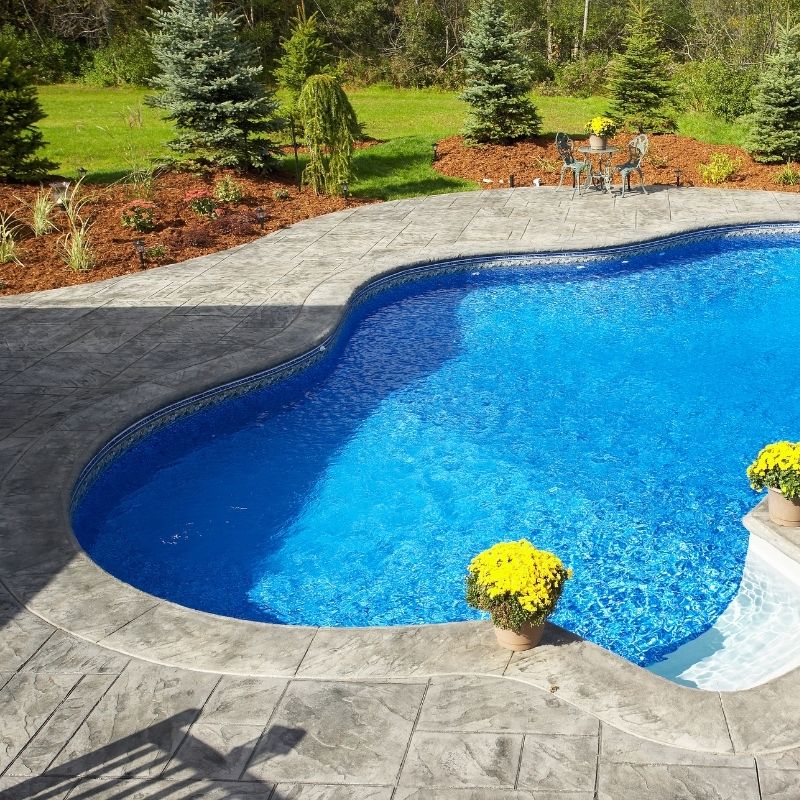 Swimming pool designed by MetroGreenscape