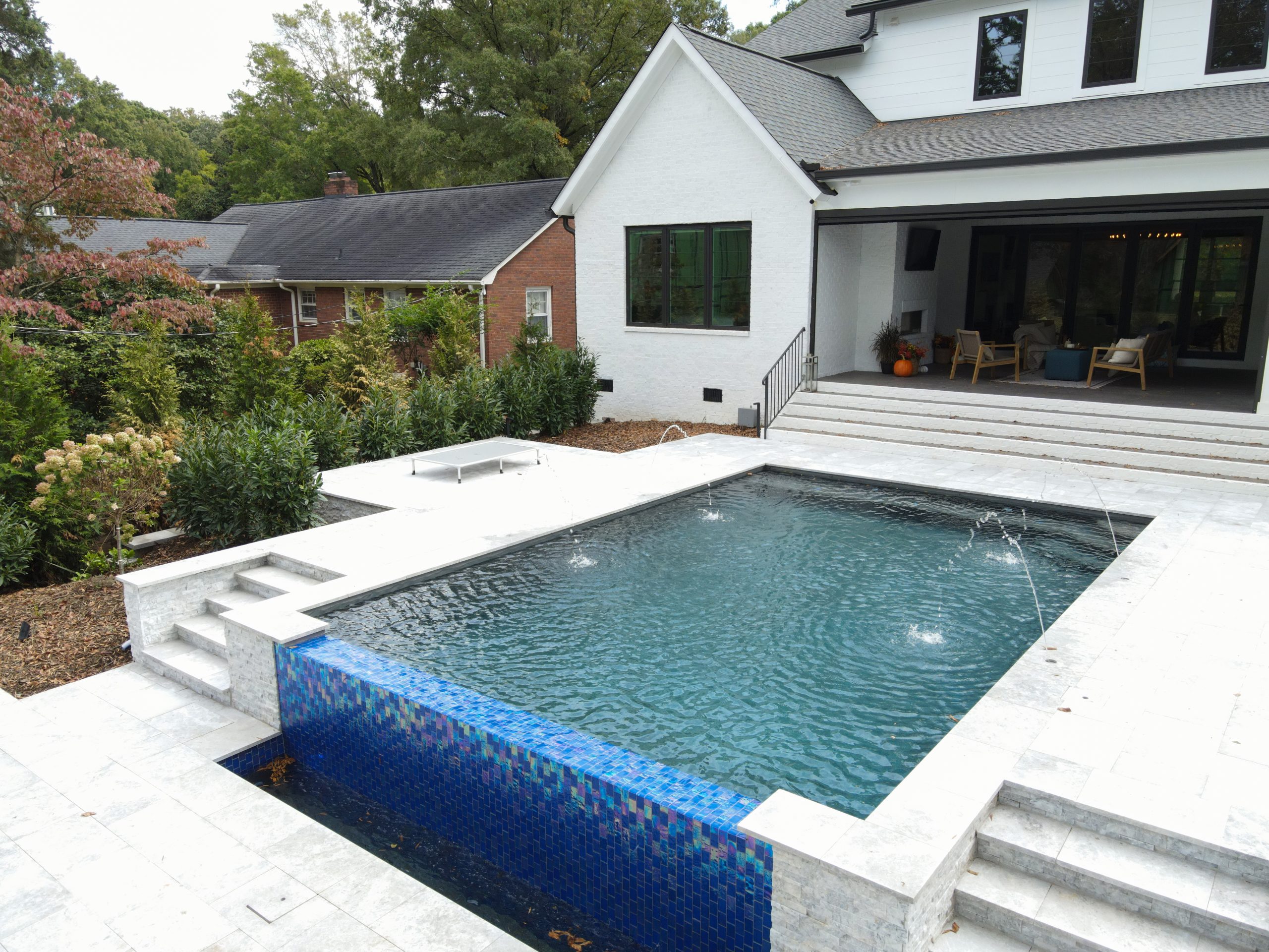 Custom infinity pool